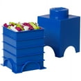 thumbnail image 2 of LEGO Storage Brick Toy Box, Bright Blue, 2 of 2