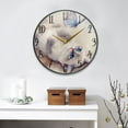 thumbnail image 3 of WOBOGO Blue Eyes Ragdoll Cat Acrylic Wall Clock Battery Operated 9.5in Silent No Tick Bedroom Living Room Office Classroom Decoration, 3 of 10