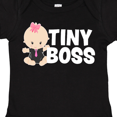 thumbnail image 4 of Inktastic Tiny Boss with Baby in Suit Girls Baby Bodysuit, 4 of 5