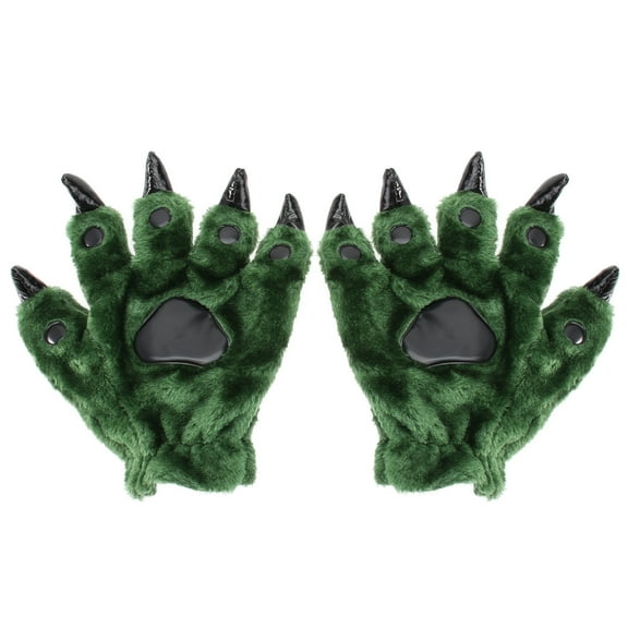 LULULION 1 Pair of Cartoon Hands Gloves Plush Gloves for Decorative Effect Fancy Dress Parties for Adults