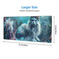 thumbnail image 3 of Xecao Cat Underwater Fantasy for Mouse Pad - Waterproof Extended Contour Mouse Mat, Large Gaming Mousepad Laptop Keyboard Mat with Non-Slip Rubber Base, 3 of 8