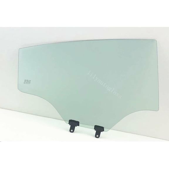 Passenger Right Side Rear Door Window Door Glass Compatible with Kia Rio 4 Door Sedan 2012-2017 Models