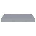 thumbnail image 3 of vidaXL Floating Wall Shelves 2 pcs Grey 40x23x3.8 cm MDF, 3 of 5