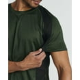 thumbnail image 6 of Real Essentials 5 Pack: Men’s Dry-Fit Moisture Wicking Active Athletic Performance Crew T-Shirt, 6 of 8