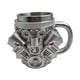 thumbnail image 3 of Taza de café con motor, portátil, de acero inoxidable, creativa, para escritorio V8 L, 3 of 8