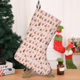 thumbnail image 4 of Christmas Stockings,Pink Christmas Gingerbread House Pattern Stockings Christmas,14.8'' Xmas Stockings,Christmas Party Favors,Christmas Party Decorations,Christmas Stockings Personalized, 4 of 5