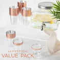 thumbnail image 2 of PLASTICPRO Plastic Cups for Party 7 oz Plastic Tumblers Rose Gold Disposable Cups, 100 Pack, 2 of 7