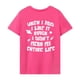 thumbnail image 2 of Camiseta para mujer con cuello redondo, camisetas simples de verano para uso diario, vacaciones, senderismo L, 2 of 8