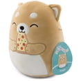 thumbnail image 2 of Squishmallow Angie the Shiba Inu with Pizza 8 Inch Plush Toy, 2 of 5
