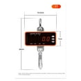 thumbnail image 5 of 1500kg/1000kg/500kg Digital Crane Scale With 65ft Remote Control Heavy Duty Hanging Scale LED Industrial Hook Weighing Scales ,Reliability, 5 of 6