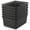 Black-6-Pack, variant on Woven Plastic Storage Baskets 6-Pack White Weave Organizer