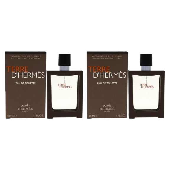 Hermes Terre Dhermes - Pack of 2 - 1 oz EDT Spray (Refill)