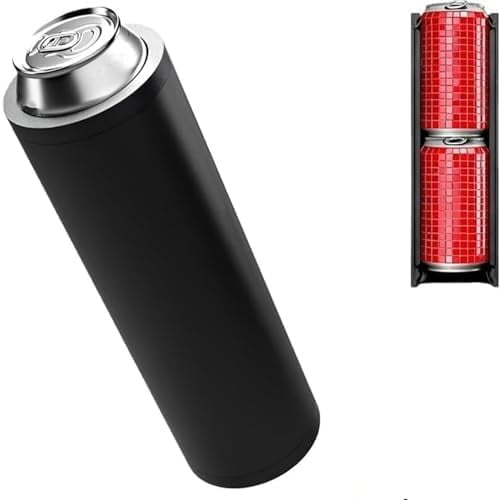 3D Printed Insulated Slim Can Cooler for Two 12oz Cans, Beer and Soda Holder for Camping