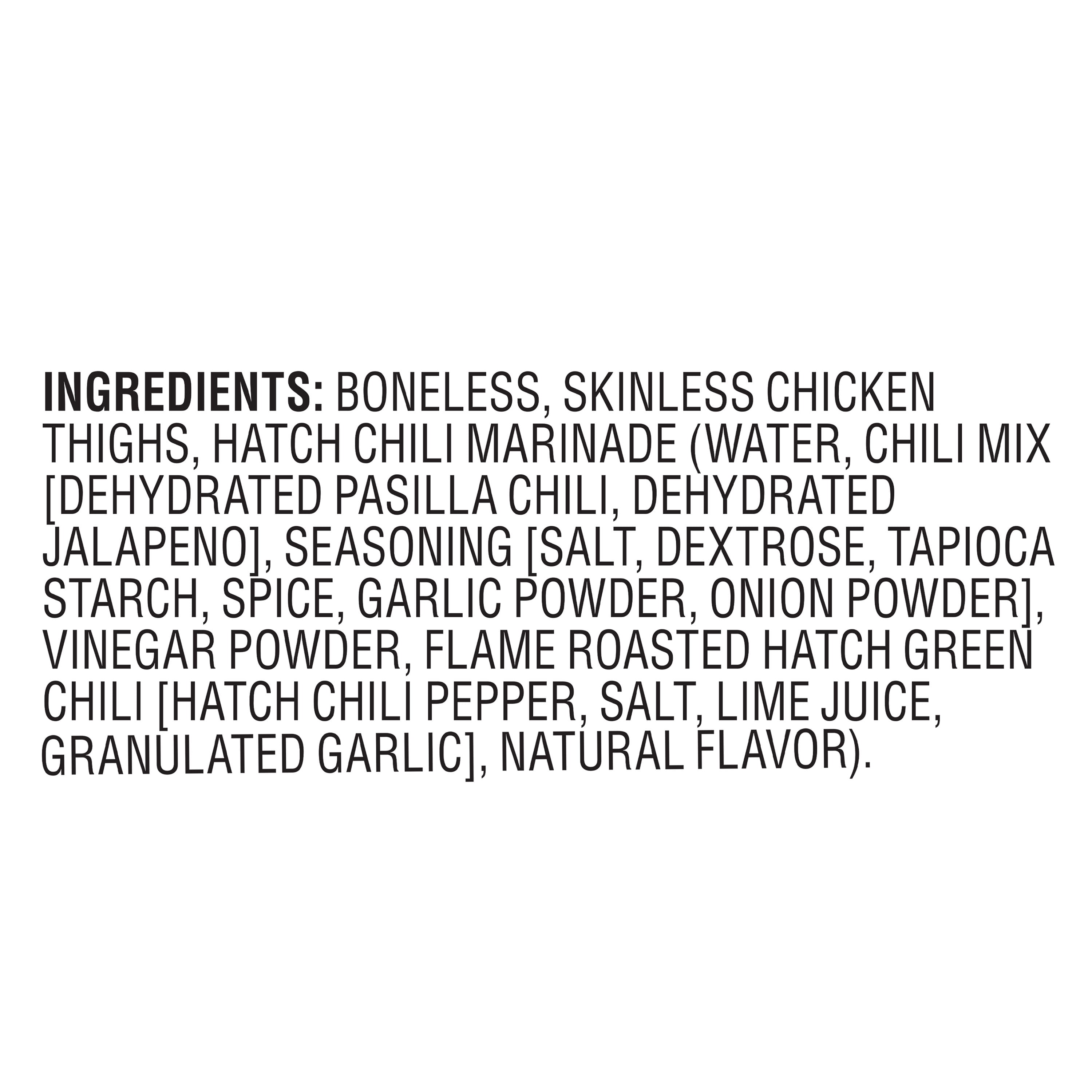 Marketside Hatch Green Chili Chicken Thigh, 14 oz (Refrigerated)