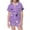 Purple, variant on Halloween Pajamas Kids Size 4-5 Years Boys Girls Halloween Sleepwear Short Sleeve Top with Elastic Shorts Pjs for Boys Purple