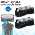 thumbnail image 2 of Cabezal de repuesto para afeitadora eléctrica Braun Series 3, paquete de 2, 2 of 6