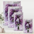 thumbnail image 4 of Designart ' Purple Hyacinth Flowers Bouquet ' Traditional Canvas Wall Art Print, 4 of 4