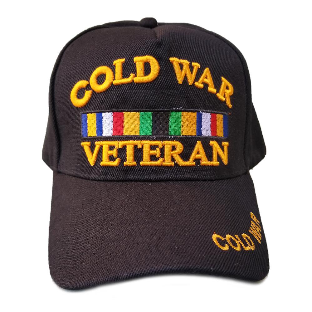 US Military Hat Cold War Veteran Black Adjustable Cap - Walmart.com