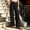 (Fashion 43)Black, variant on Women's High Waisted Button Fly Wide Leg Pant Loose Fit Suit Pants Pleated Business Casual Trousers with Pockets