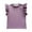 Purple, variant on XBASW Toddler Kids Girls Ruffled Sleeve T-Shirt Crewneck Pullover Tops Comfort Summer Cotton Tees for 1-7 Years