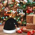 thumbnail image 6 of Salouo Black Marble for Adult Christmas Hat Xmas Holiday Hat Santa Hat for Women & Men Festive Headwear Accessories Fit for Christmas/ New Year/Holiday/Party,1PC, 6 of 6