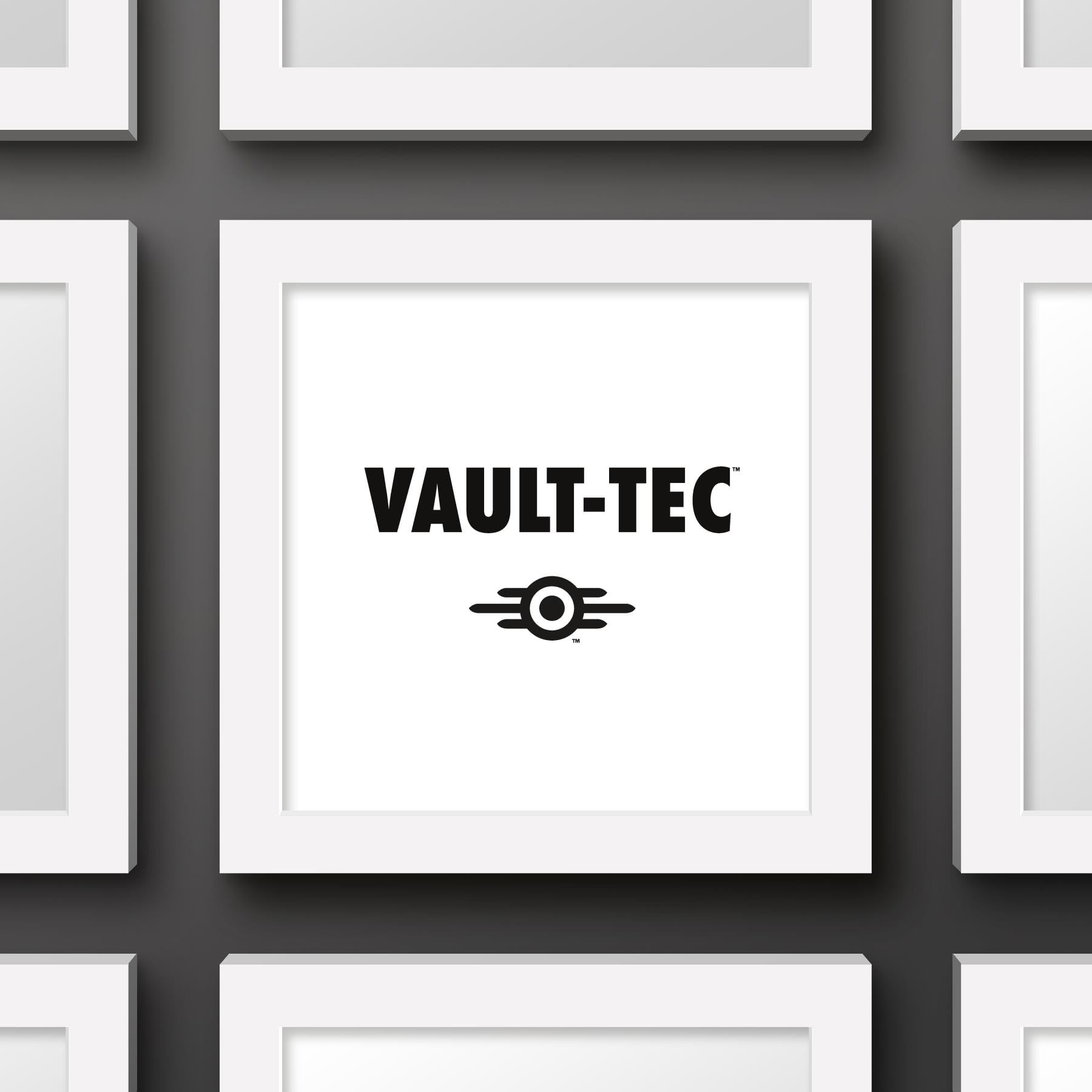 Gallery Pops Fallout 4 - Vault-Tec Logo Wall Art, White