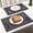 Black, variant on Cloth Placemats,Fabric Mat,Cotton Linen Blend Machine Washable Double Layered Durable Place Mats Heat Resistant Placemats Wrinkle Free Thick Fabric Dining Table Mats(Red)