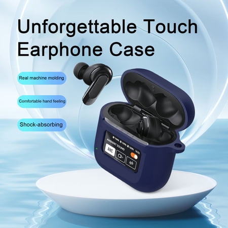 Soumake Headset Case Shockproof Full Ant scratch Silicone Storage Bag with Hook for JBL Tour Pro2