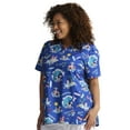 thumbnail image 7 of Dickies EDS Scrubs Top For Women V-Neck Print DK717, 7 of 7