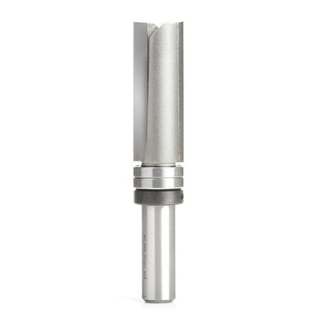 

Amana Tool 45366 Carbide Tipped Flush Trim Plunge Template 3/4 D x 2 CH x 1/2 Inch SHK w/ Upper Ball Bearing 2 Flute Router Bit