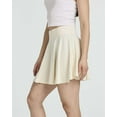 thumbnail image 4 of Real Essentials 4 Pack: Women's Soft Casual Pleated Mini Skirt - Skater A-Line Flowy Skirts (Available In Plus Size), 4 of 6