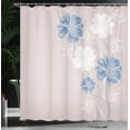 thumbnail image 3 of Ambesonne Art Shower Curtain, Fantasy Bridal Garden Spring, 69"Wx70"L, Pale Salmon, 3 of 4