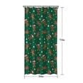 thumbnail image 5 of Green Christmas Gingerbread Man Pattern Shower Curtain 36"x72" ,Bathroom Decorative Shower Curtains Set with 12 Hooks,Modern Waterproof Washable Shower Curtain, 5 of 6