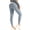 Blue, variant on Compression Leggings for Women Thin Trendy Fitted Yoga Pants Elastic Stretch High Waist 7/8 Length Sweatpants Solid Pants for Ladies Joggers Work Purple