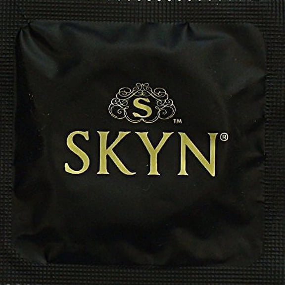 Lifestyles SKYN Condoms   Brass Lunamax Pocket Case, Lubricated NON-LATEX Polyisoprene Condoms-12 Count (Bulk)