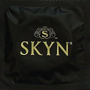 Lifestyles SKYN Selection + Brass Lunamax Pocket Case, Premium NON-LATEX Polyisoprene Condoms-10 Count