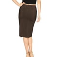 thumbnail image 6 of Stretch Is Comfort Women's Soft Stretch Midi Skirt | Adult  Small - 5x, 6 of 9