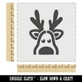 thumbnail image 2 of Peeking Reindeer Christmas DIY Cookie Wall Craft Stencil - 9.0 Inch, 2 of 5