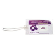 5 Mil Luggage Tag Laminating Pouches & Plastic Loops 2-1/2 x 4-1/4 [pk of 200 Each]