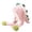Pink, variant on Cute Plush Animal Hat with Ear Flaps Winter Warm Funny Dinosaur-Shaped Plush Hat Cartoon Warm Ear Protection Hat White One Size
