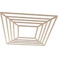 thumbnail image 2 of 38"OD x 14"ID x 3/8"T Raven Wood Fretwork Pierced Ceiling Medallion, Alder, 2 of 3