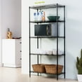 thumbnail image 6 of Tcbosik Wire Storage Rack, 5 Tiers Shelving Storage Unit for Home Office, Black, 6 of 10