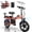 G16-Orange, variant on 16" 750W Peak Electric Bike for Adults, 48V 15Ah Removable Battery Electric Bicycle, One-Piece Tire Folding Ebike, Max.20mph & 45 Miles Electric Commuter City Bike, Full Suspension, UL2849