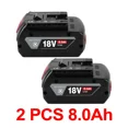 thumbnail image 1 of NEW 18V 8Ah 2pack Rechargeable Li-Ion Battery for Bosch 18V Power Tool Backup  Portable Replacement BAT609 Indicator Light, 1 of 4