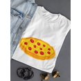 thumbnail image 3 of Pizza Women White T-Shirt, Female x-Large, 3 of 4