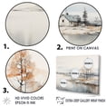 thumbnail image 3 of Designart "Silent Modern Scandinavian Scenery" Modern Scandinavian Floater Framed Wall Art Living Room, 3 of 5