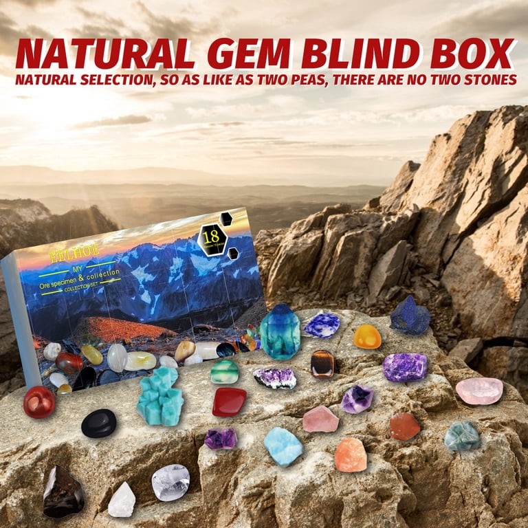 Travelwant 18Pcs Gemstone Advent Calendar - Advent Calendar for Kids with  Gemstones to Open Each Day, a Complete Rock Collection Christmas Countdown  Calendar - Walmart.com