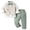 Light Green, variant on mgoYE Baby Boy Suit Toddler Formal Outfit Kids 3 Piece Vest Gentleman Clothes Long Sleeve Shirt and Pants Set(Light Green,1-2 Years)