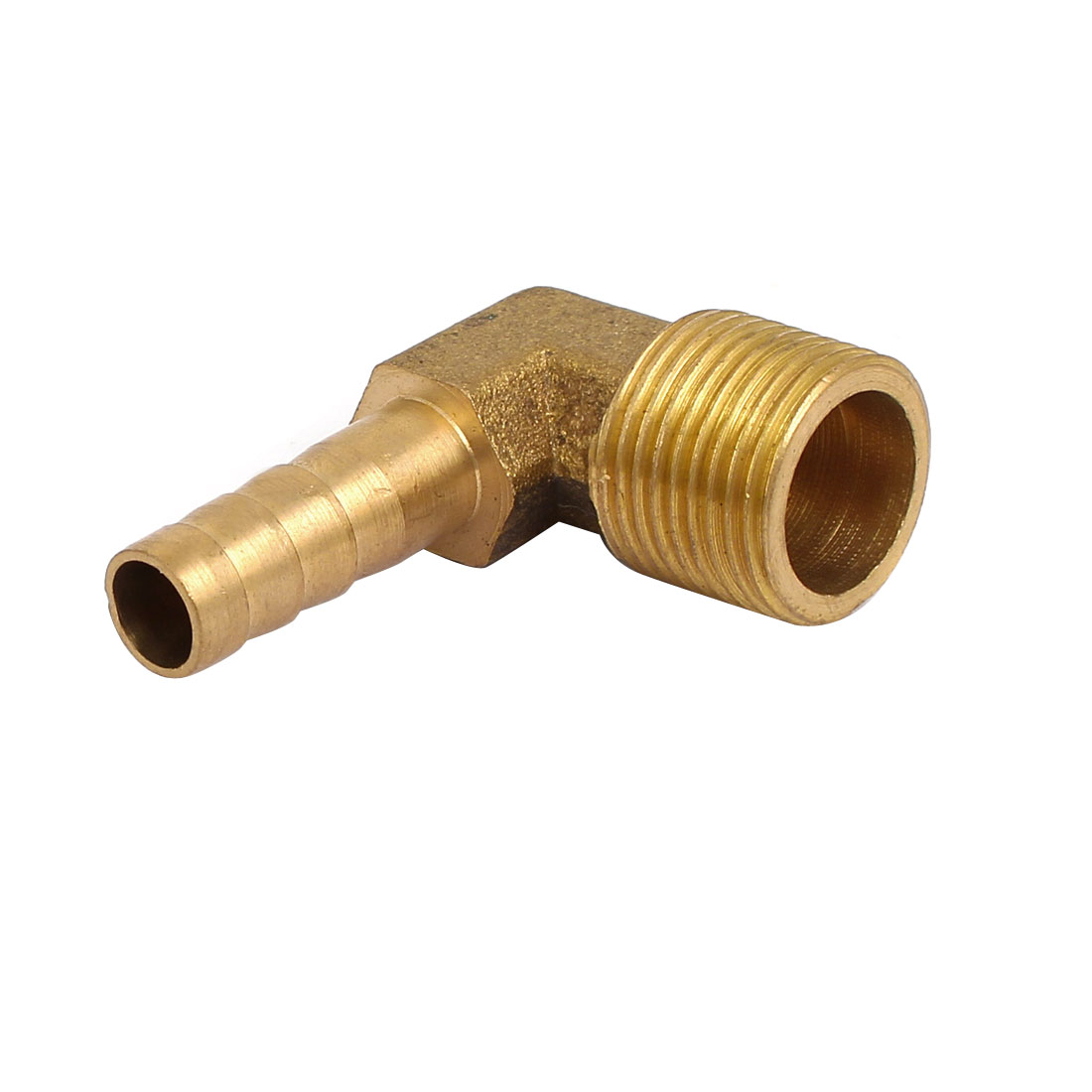 3/8BSP Male Thread 8mm Hose Barb Fitting Right Angle Elbow Coupler