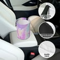 thumbnail image 6 of Honeii Purple Sparkling Butterfly Print Waterproof Car Trash Can,Waterproof Portable Collapsible Trash Can,Garbage Container fits Most Cars,SUVs,and Trucks, 6 of 7